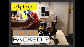 Folding a 4ft Parachute and testing the Jolly Logic chute release Folding a 4ft Parachute and testing the Jolly Logic chute release