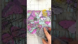 Creative uses for Acrylic Markers | Gel Printing with Stamps #art #mixedmedia #gelpress #papercraft