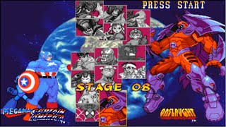 Marvel Super Heroes - Megaman & Captain America vs ONSLAUGHT