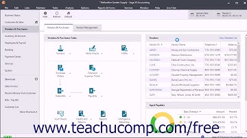 Sage 50 2018 Tutorial Select for Purchase Orders Sage Training