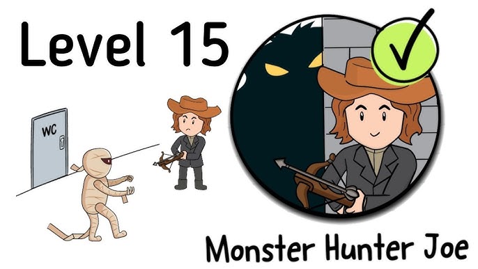 Brain Test 2 Monster Hunter Joe Level 14 Defeat the werewolf Answers and  Solutions