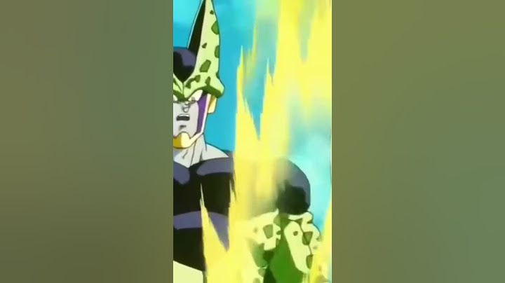 en ese momento cell sintió el verdadero terror