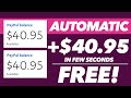 Make $40.95+ Automatically In Few SECONDS For FREE! (Make Money Online)
