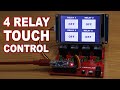 How To MAKE 4 Relay HMI Controller | Arduino Project