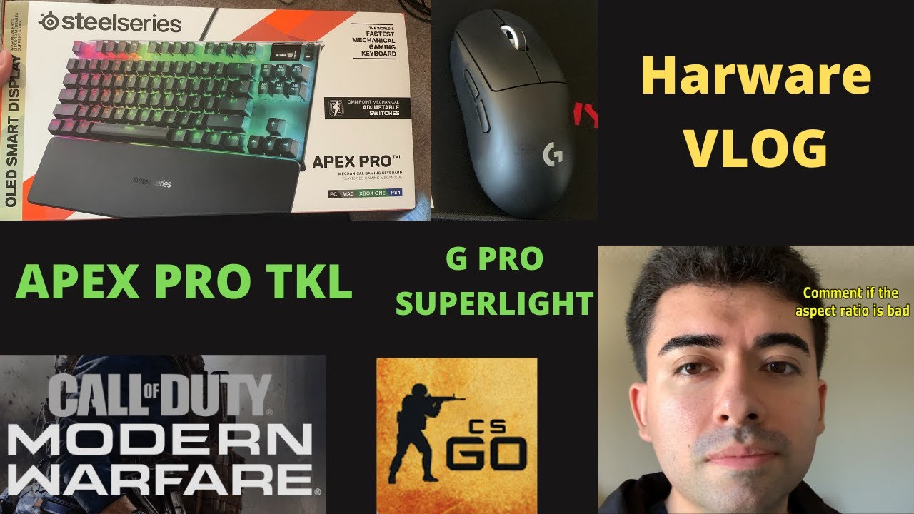 G Pro Superlight And Steelseries Apex Pro Vlog And Clips Youtube