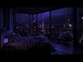 Lluvia en tu ventana 🌧️ Ambiente acogedor en el dormitorio para una relajación instantánea
