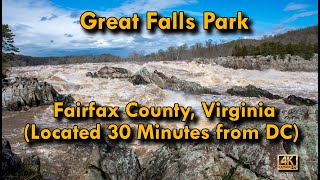 Great Falls Park  in Virginia, 30 Minutes from Washington DC