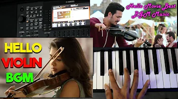 Hello movie violin BGM | Keyboard tutorial | One minute music cover