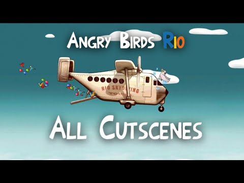 Angry Birds Rio | All Cutscenes (Most Viewed!!)