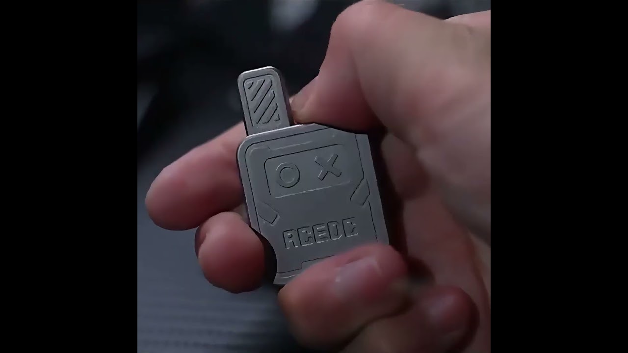 Bunny Slider EDC Toy:Typewriter-like Tactile Clicks Perpetual Spin