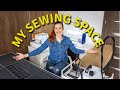 Sewing Space GAME CHANGERS: 5 ideas for comfort and efficiency (my favourite setup!)