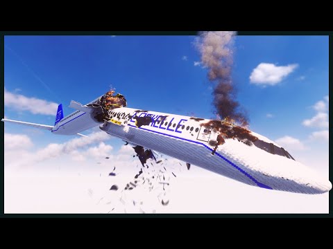 Cutting a Plane in Half Mid Flight - Meteor Strikes & Destruction - Teardown