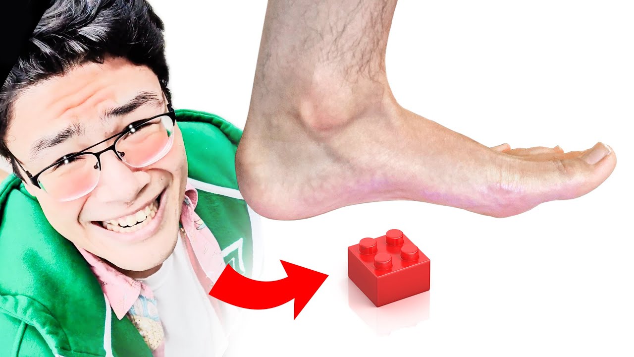 Stepping on LEGO bricks 5000 times YouTube