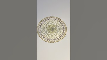 Beautiful Spirograph #spirographity #spirograph #satisfying #art #asmr #pattern #viral #shorts #usa