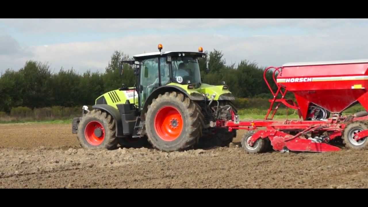 Siew Pszenicy 2013 // Nowy Claas Arion 620, Horsch Pronto 4 DC ! // HD