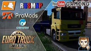 Euro Truck Simulator 2V 1.31Promods 2.27Rusmap1.8Юг 7.2Казахстаниндоmapрумыниякамаз Neo