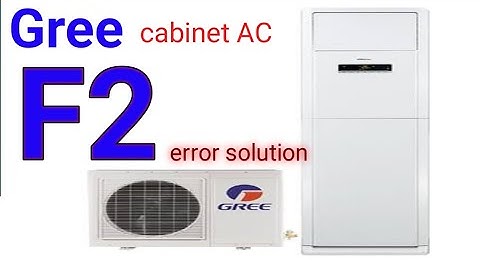 Gree 4 ton cabnat ac F2 error code solution Urdu/Hindi