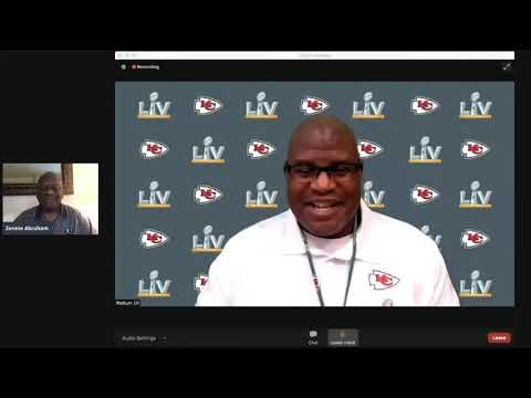 Super Bowl LV: Eric Bieniemy Kansas City Chiefs Offensive Coordinator Interview Feb 2, 2021