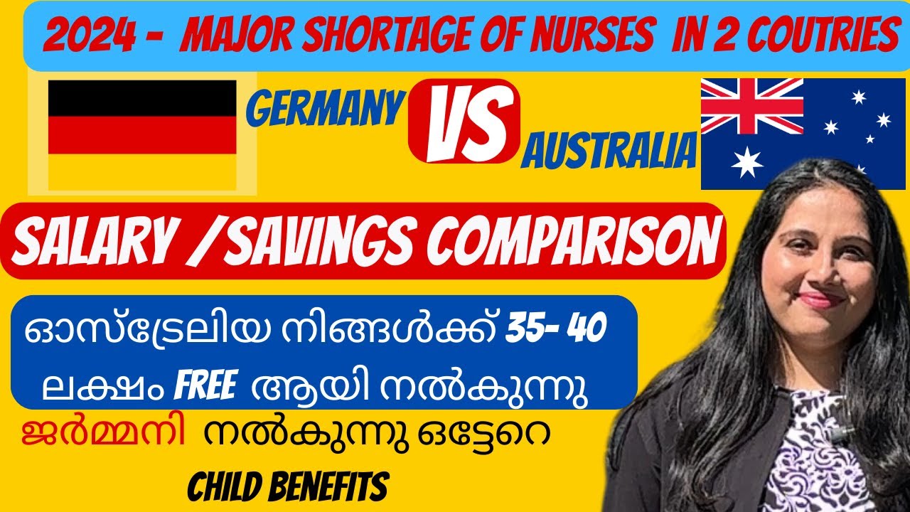 Germany vs Australia | which one is better for Nurses| Salary |Benefits|Processing time