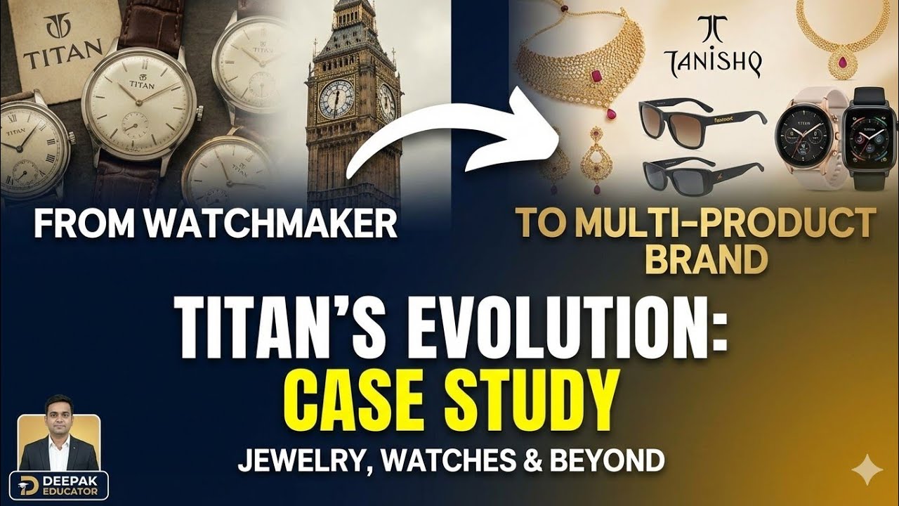 Как компания Titan прошла путь от производителя часов до многопрофильного бренда, включающего юве...