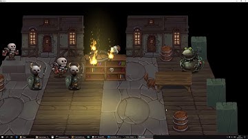 Defold Engine. Using simple 2D sprites for 3D like effect.