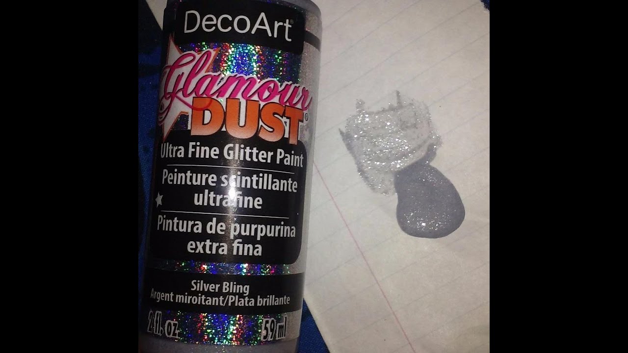 DecoArt Glamour Dust 2Ounce Silver Bling Glitter Paint Amazon Review