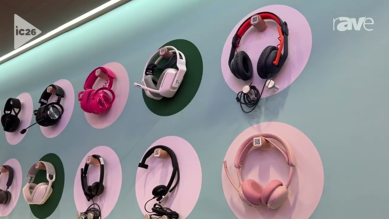 InfoComm 2026: Logitech Shows Headsets for Work and Play in Various Colors, Designs and Listening St