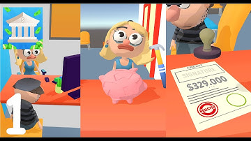 Bank Job 3D Gameplay Walkthrough (Android,iOS) - Part 1