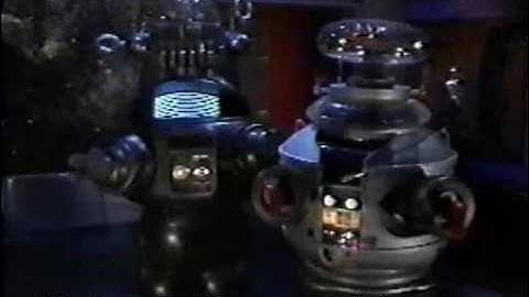Several RARE LOST IN SPACE ROBOT B9 and ROBBY THE ROBOT TV Commercials  (Part 3)