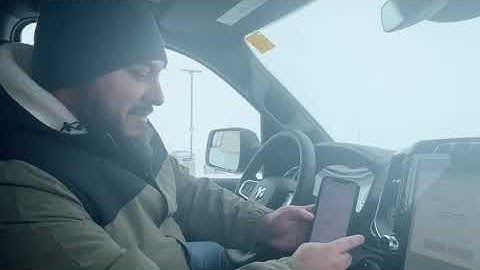 How to connect your phone to your Ram truck with UConnect