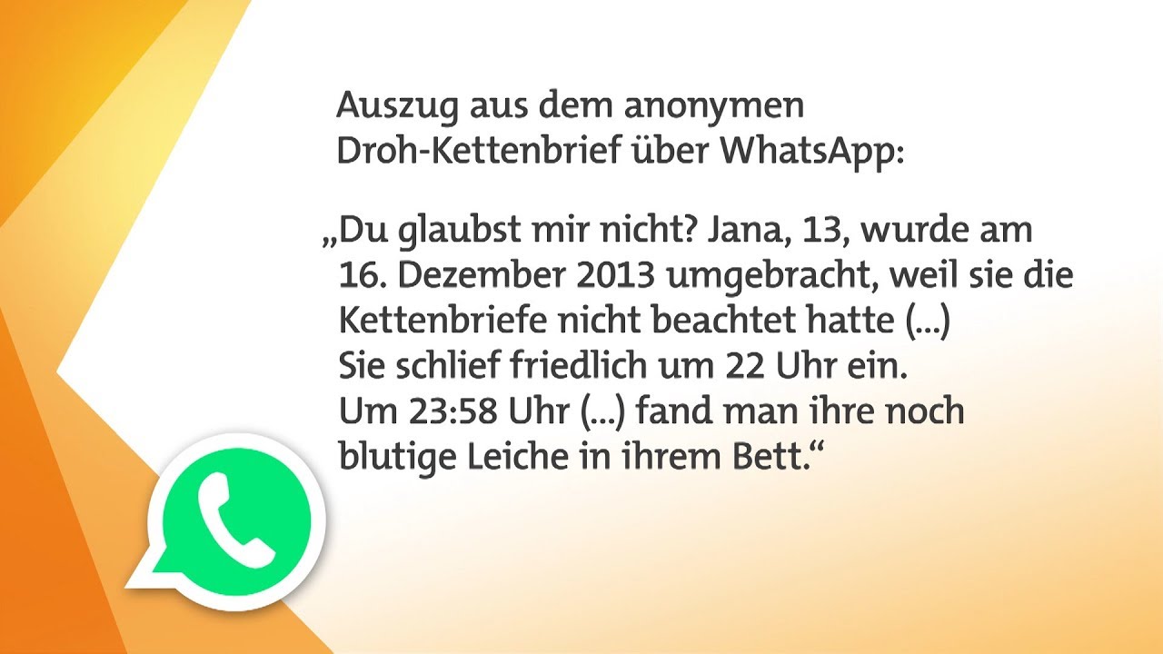 Widerlicher Kettenbrief versetzt Allgäuer Schüler in Angst | BR24 - YouTube