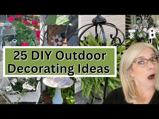 DIY Easy Outdoor Decorative Thermometer