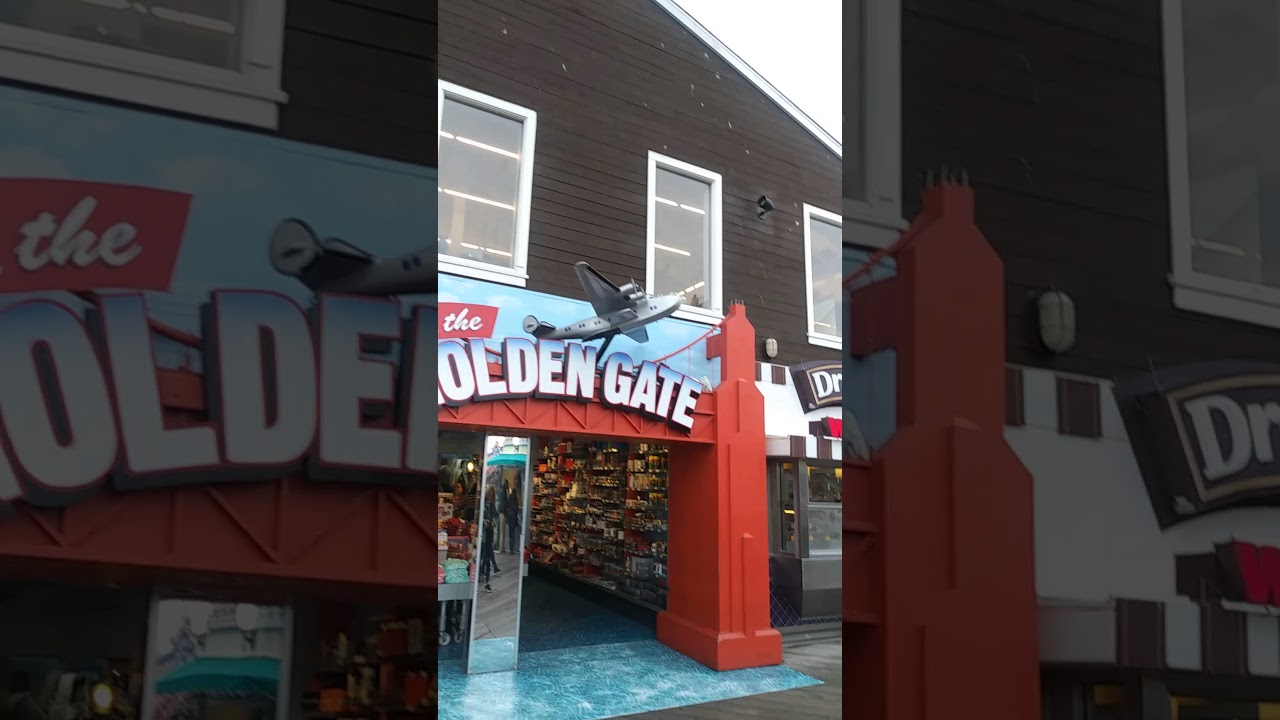 Exploring San Francisco PIER 39 shops and souvenirs YouTube