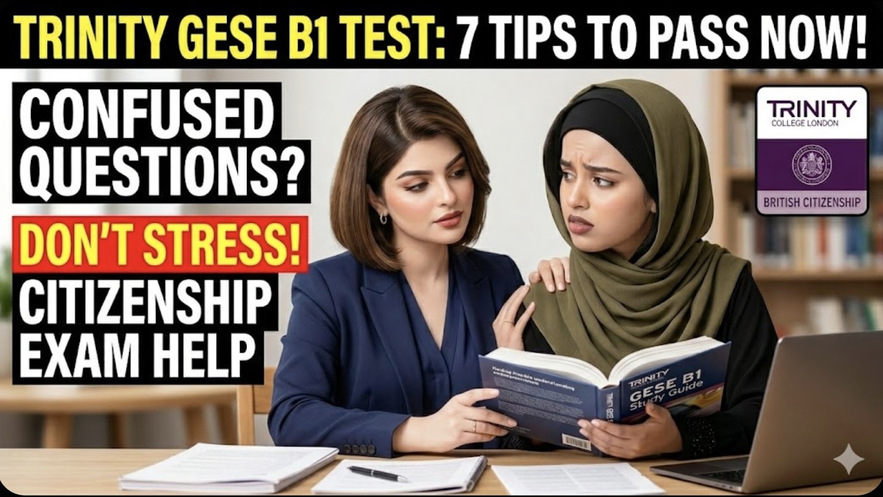B1 English Test (GESE Grade 5) | SELT British Citizenship| Trinity College London ILR UK