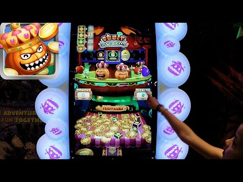 Arcade Game Play Fruit Mania Xtreme Coin Pusher アーケードゲーム