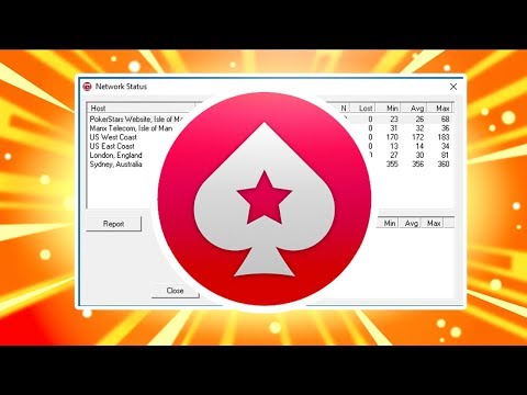 PokerStars - How to check Connection to Host Servers