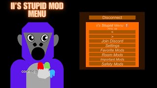 how to get the iis stupid mod menu for gorilla tag PC