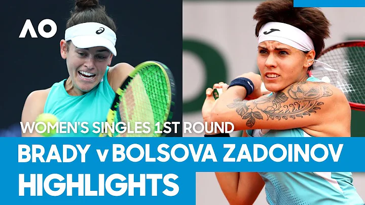 Jennifer Brady vs Aliona Bolsova Zadoinov Match Hi...