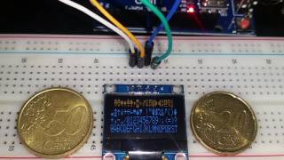 [Old!] 0.96 128x64 Display test (ssd1306 lib) with Arduino Uno