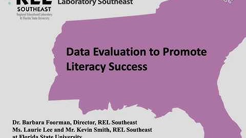 Data Evaluation to Promote Literacy Success (REL Southeast)