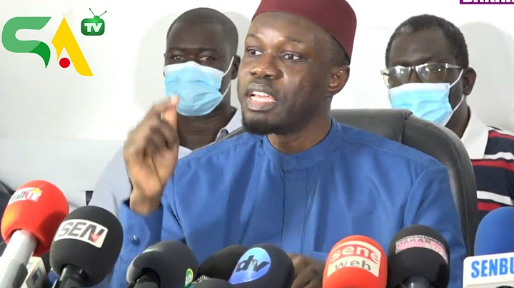 Affaire Sweet Beauté : Revivez la déclaration importante de Ousmane Sonko " c'est un complot d'État"