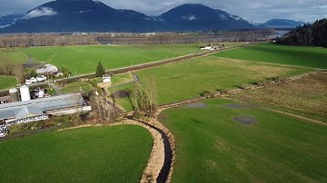 Fraser River Railway Drone Footage