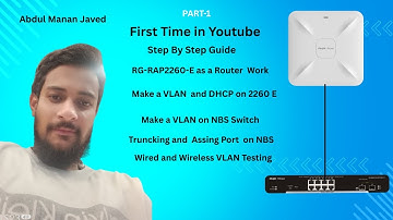 AP-as-Router Topology: Ruijie/Reyee RG-RAP2260E + RG-NBS3100-8GT2SFP-P | Full VLAN Setup | Part-1