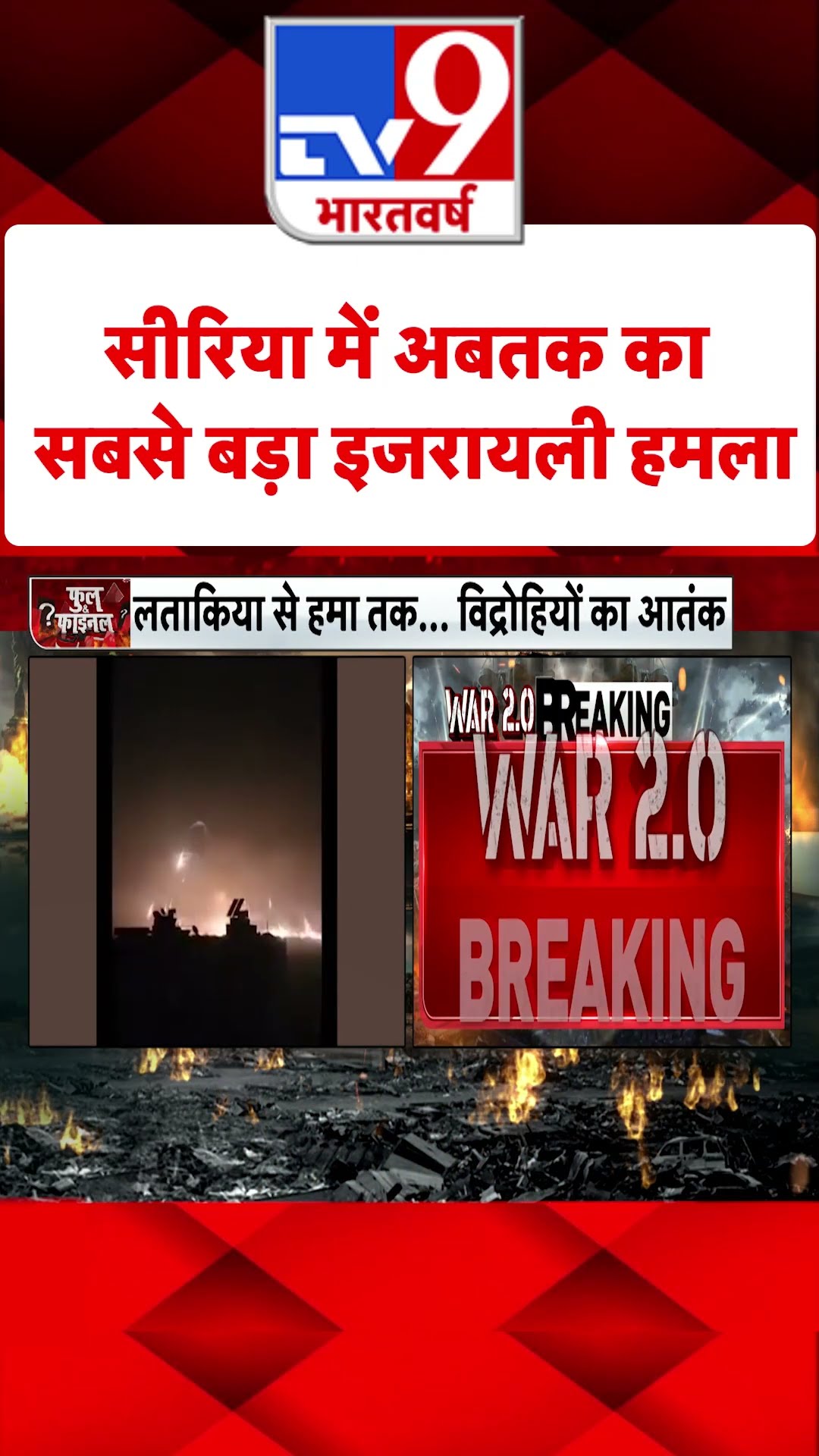 Syria Civil War Crisis: सीरिया में अबतक का सबसे बड़ा इजरायली हमला | #shorts