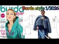 Burda Style 1 2026 Full Preview And Complete Line Drawing