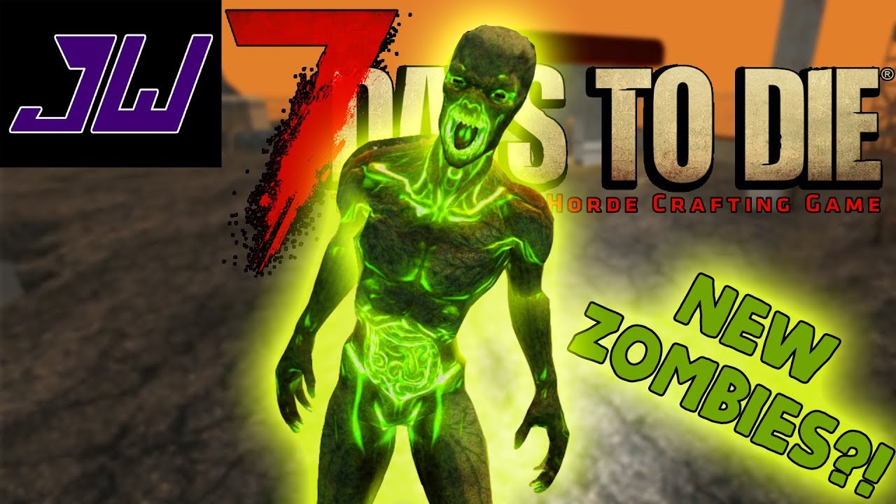 THERE'S NEW GLOWING BOSS ZOMBIES?! 7 Days to Die Let's Play Alpha