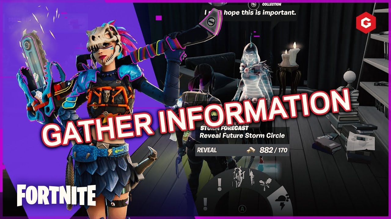 GATHER INFORMATION ON RAZ (FORTNITE SPIRE QUEST)
