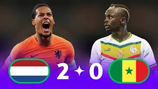 NETHERLANDS 🇳🇱 SENEGAL 🇸🇳 WITH A KNOCKOUT BLOW... THE DUTCH WINDMILLS STEAL SENEGAL'S DREAMS ON A WO
