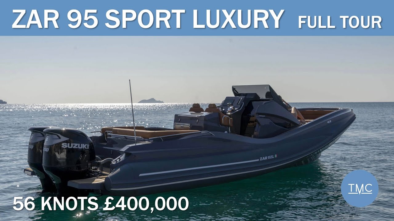 ⁣Zar 95 SL (Sport Luxury) - A RIB with some tricks up its sleeve!