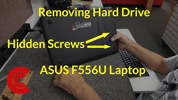 How To Remove Hard Drive ASUS F556U Laptop to Replace With SSD